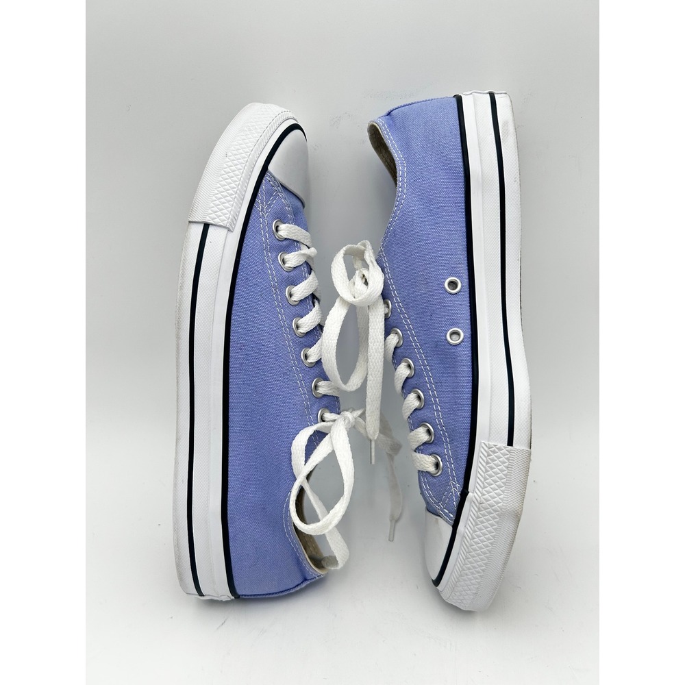 Converse All Star Ox Chuck Taylor Low Top Sneaker Periwinkle Canvas M8.5 W10.5 - Picture 9 of 14
